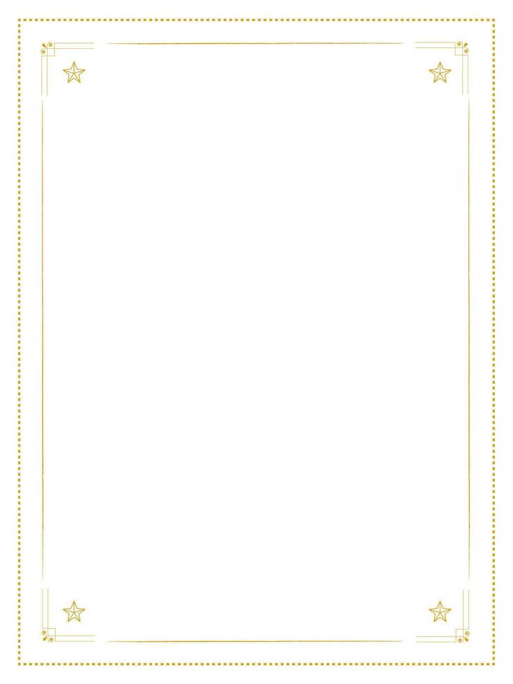 Decorative Ornamental Rectangle Line Frame vector