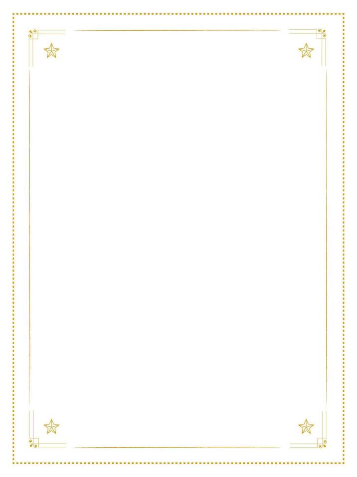 Decorative Ornamental Rectangle Line Frame vector