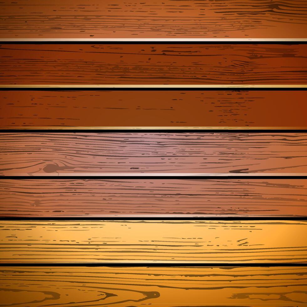 Horizontal Wooden Floor Texture Background vector