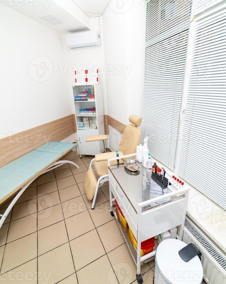 Hospital diagnostic healthcare laboratory. Biotechnology science diagnosing. photo