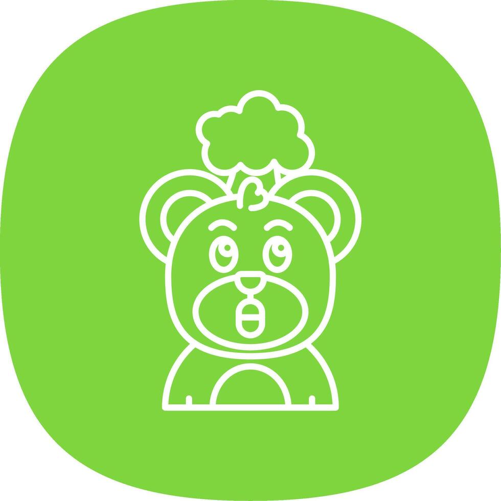 Exploding Line Curve Icon vector