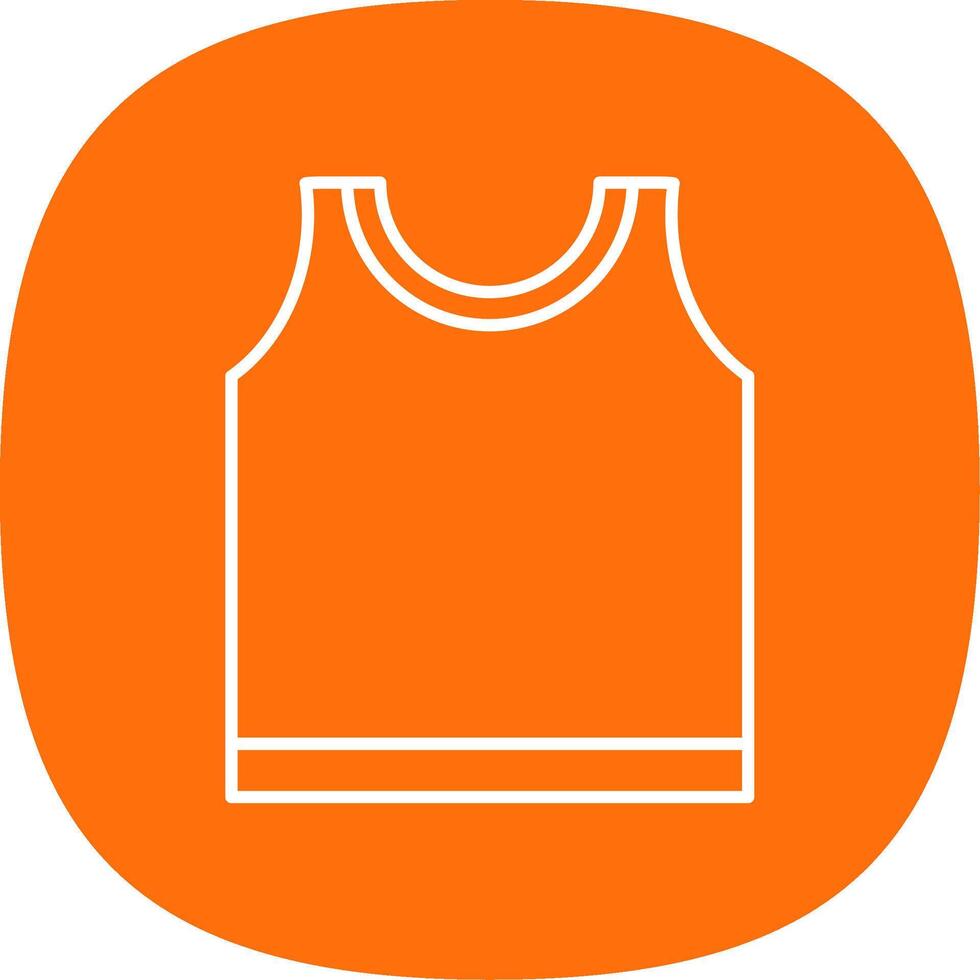 Top Line Curve Icon vector