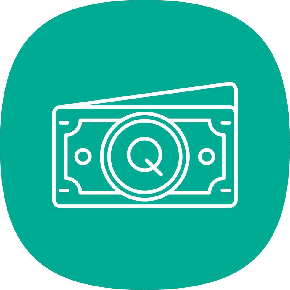 Quetzal Line Curve Icon vector