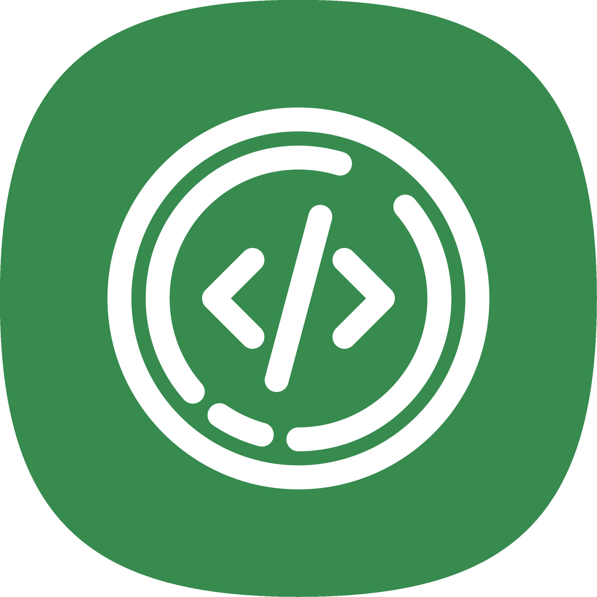 Code Line Curve Icon 40714768 Vector Art at Vecteezy