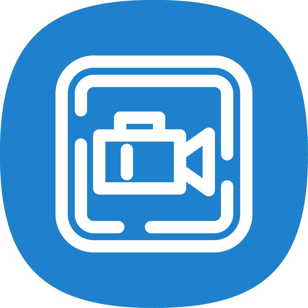 Video Line Curve Icon vector