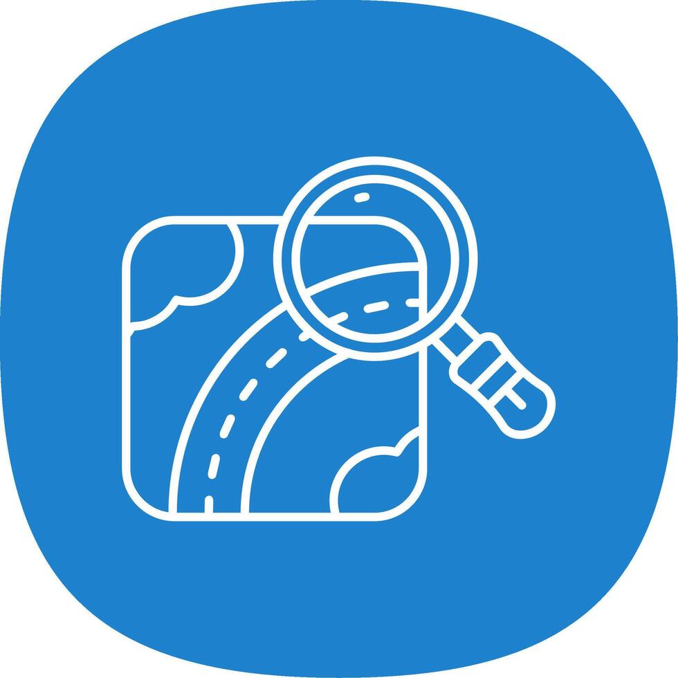 Find Line Curve Icon vector