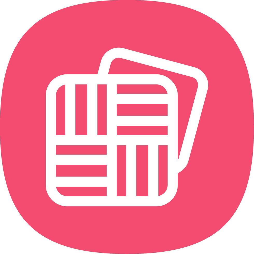 Texture Line Curve Icon vector