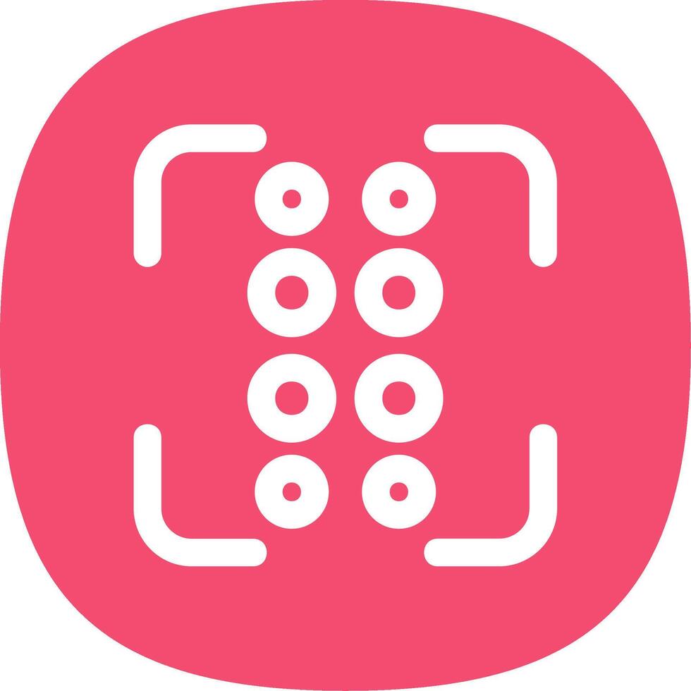 Reorder dots vertical Line Curve Icon vector