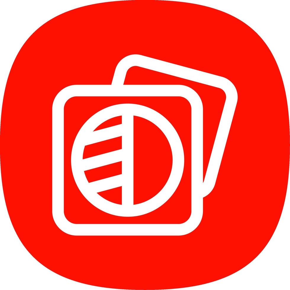 Image shadows Line Curve Icon vector