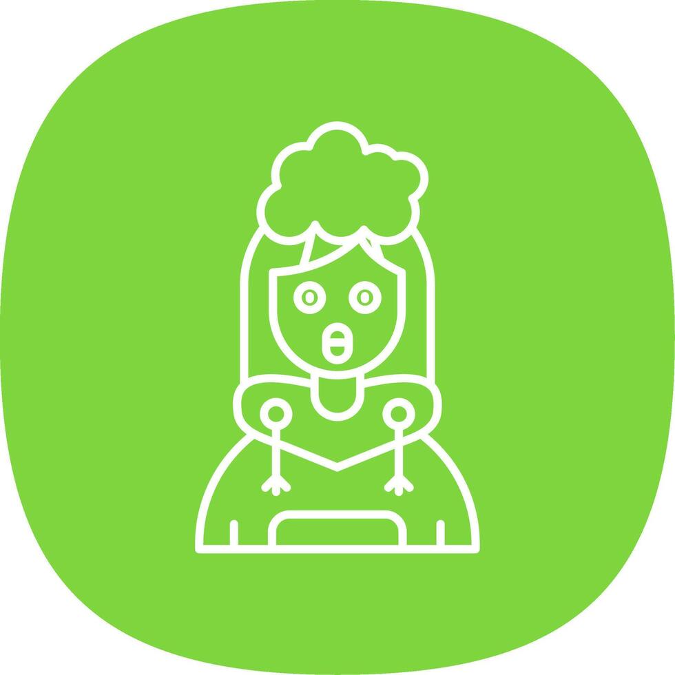 Exploding Line Curve Icon vector