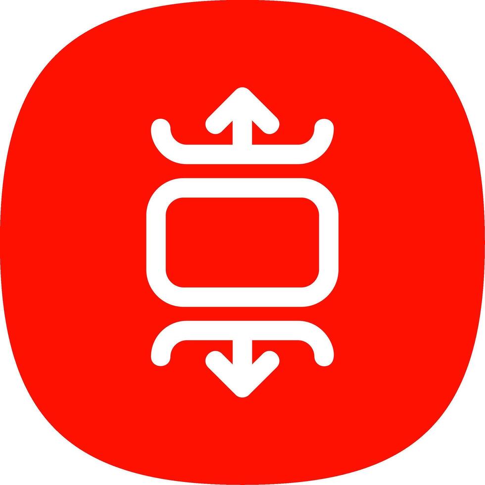 Carousel vertical Line Curve Icon vector