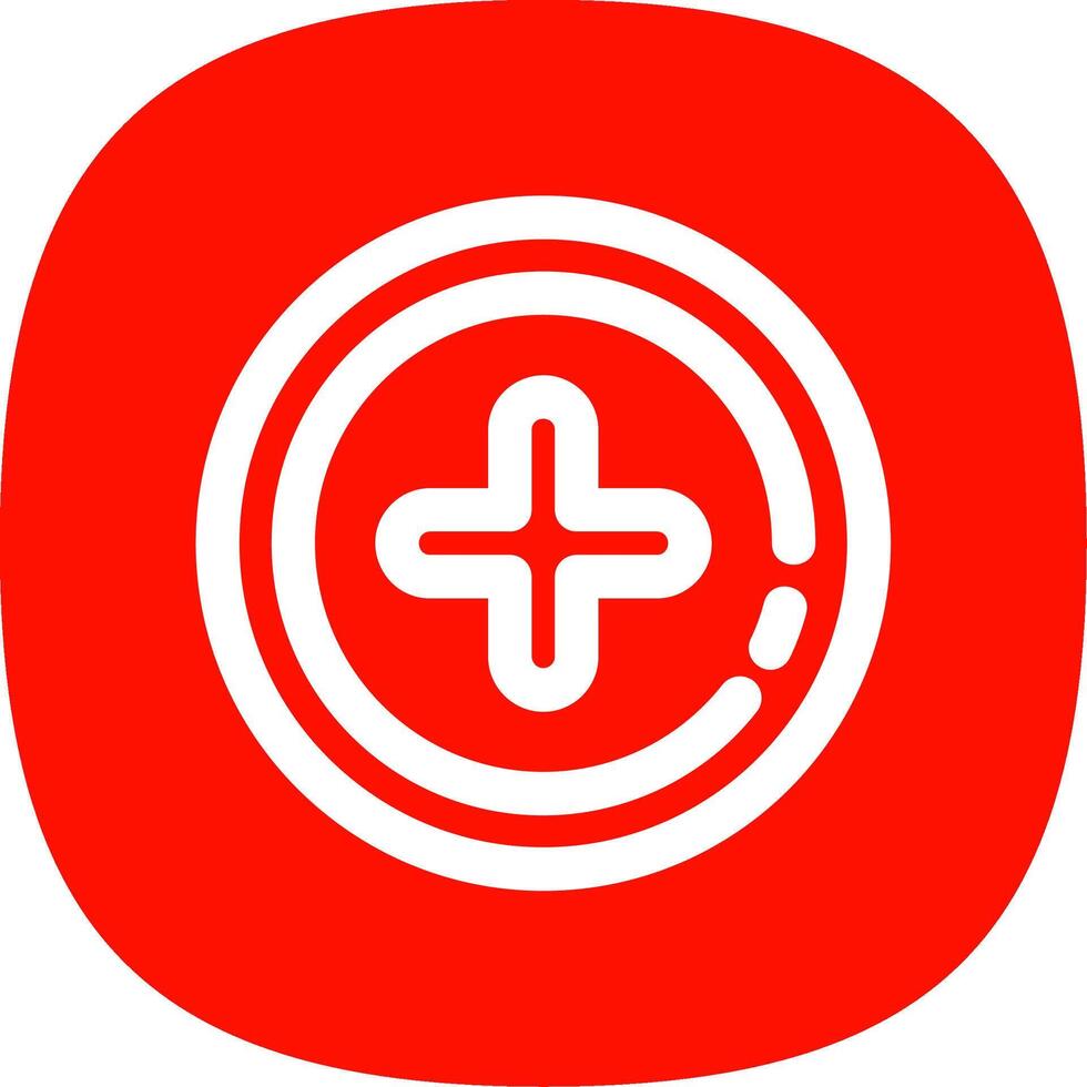 Add 2 Line Curve Icon vector