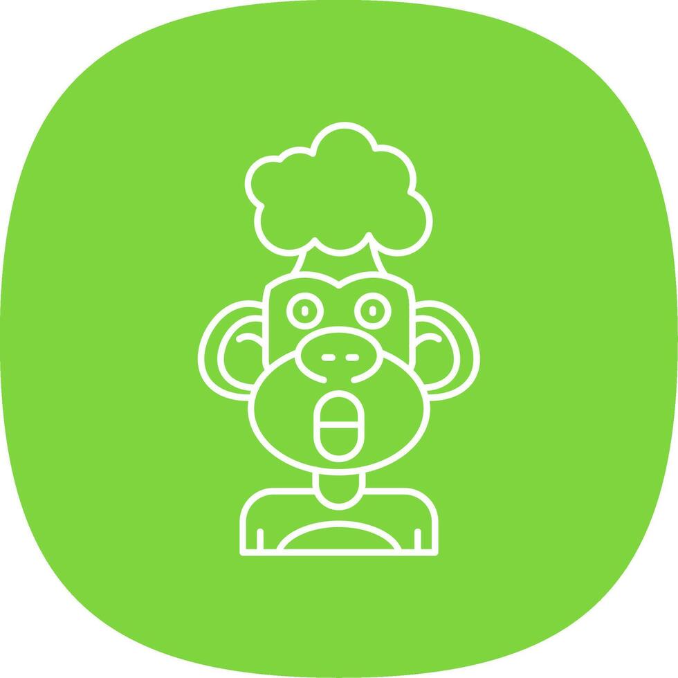 Exploding Line Curve Icon vector