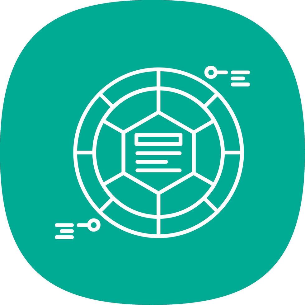 Infographic elements Line Curve Icon vector