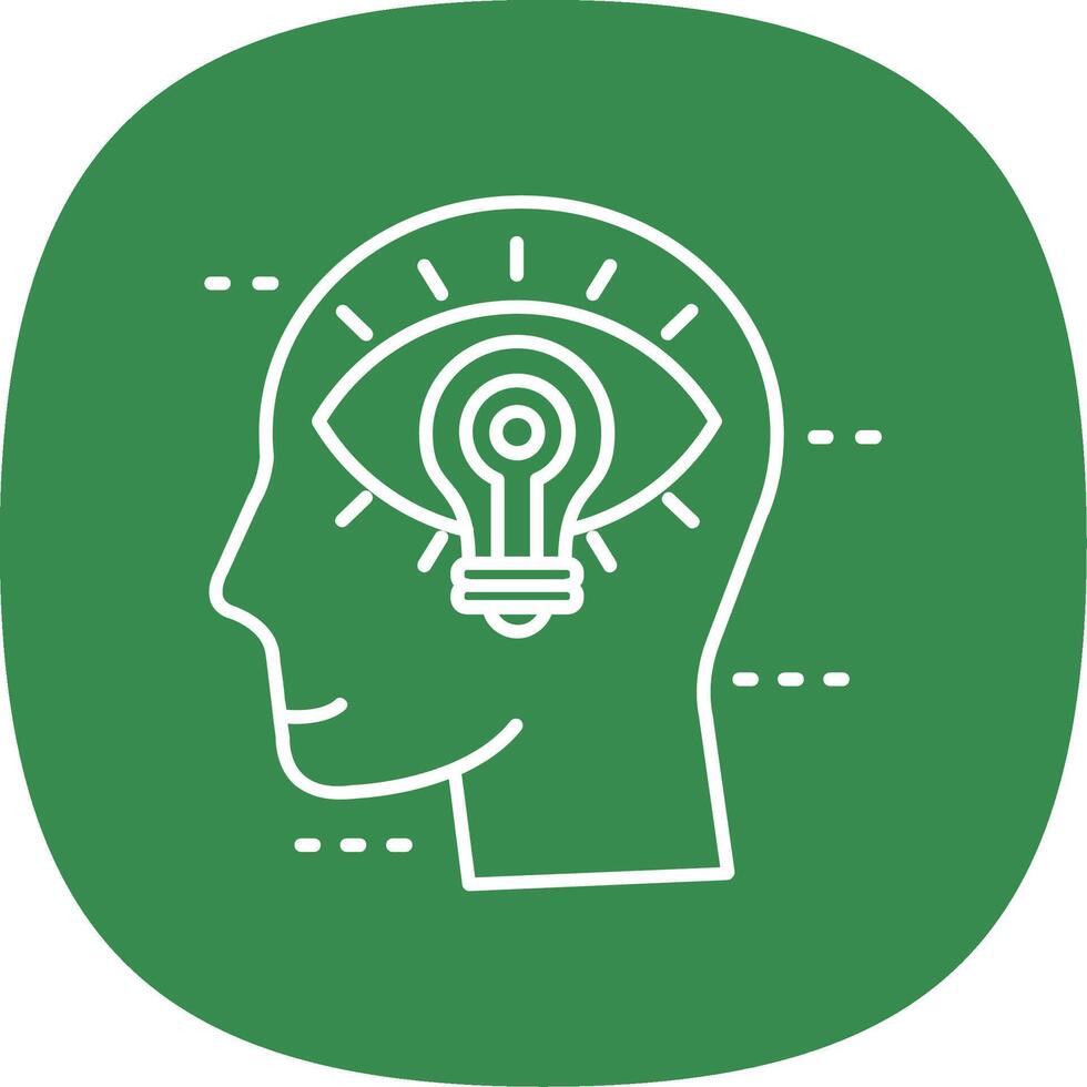 Visualization Line Curve Icon vector