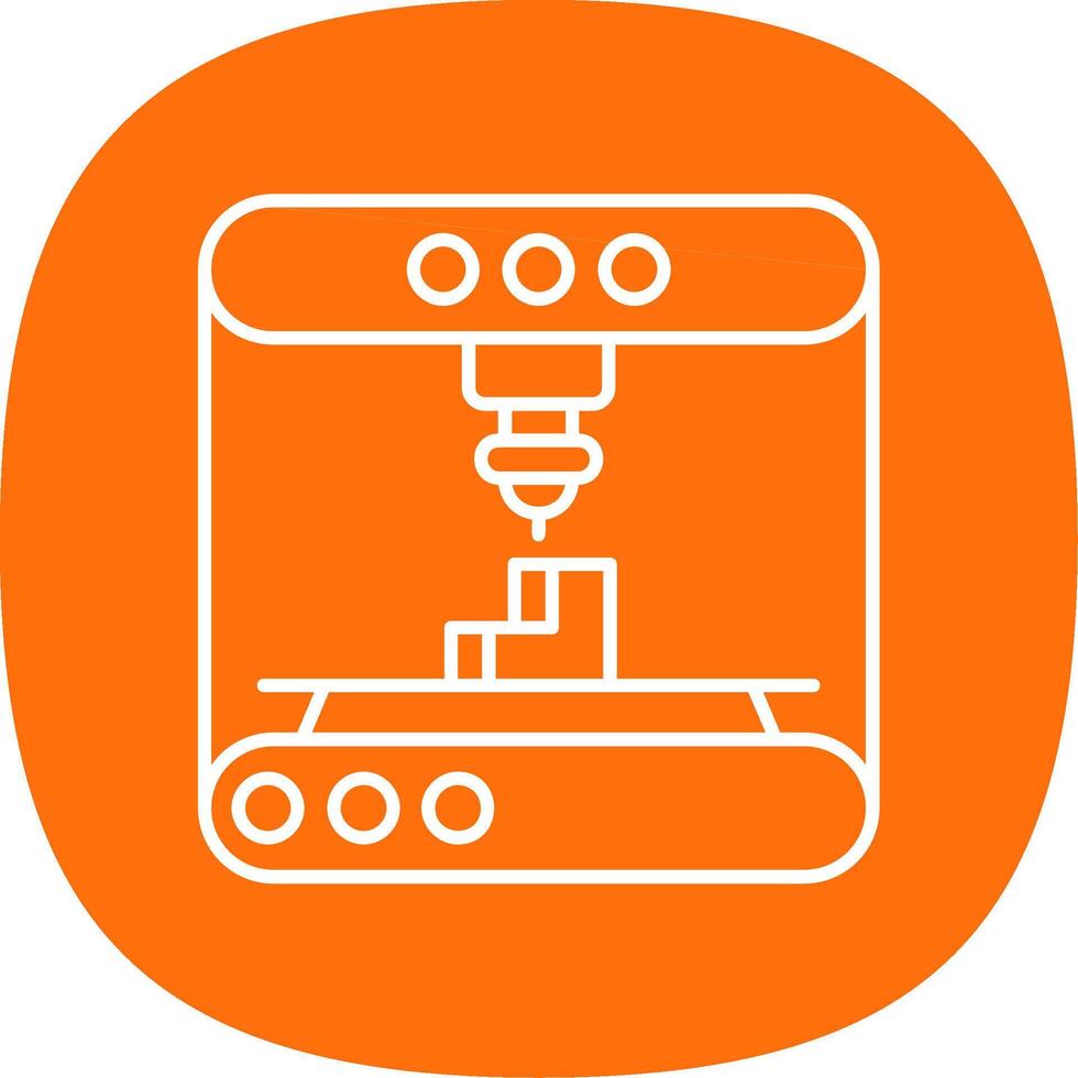 3d modeling Line Curve Icon vector