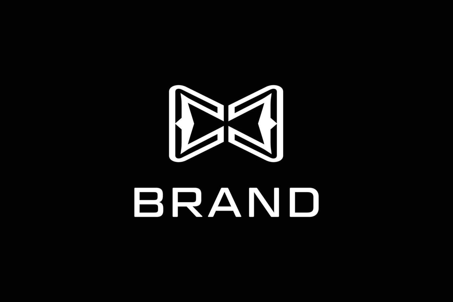 Letter C and D Modern Monogram Logo vector