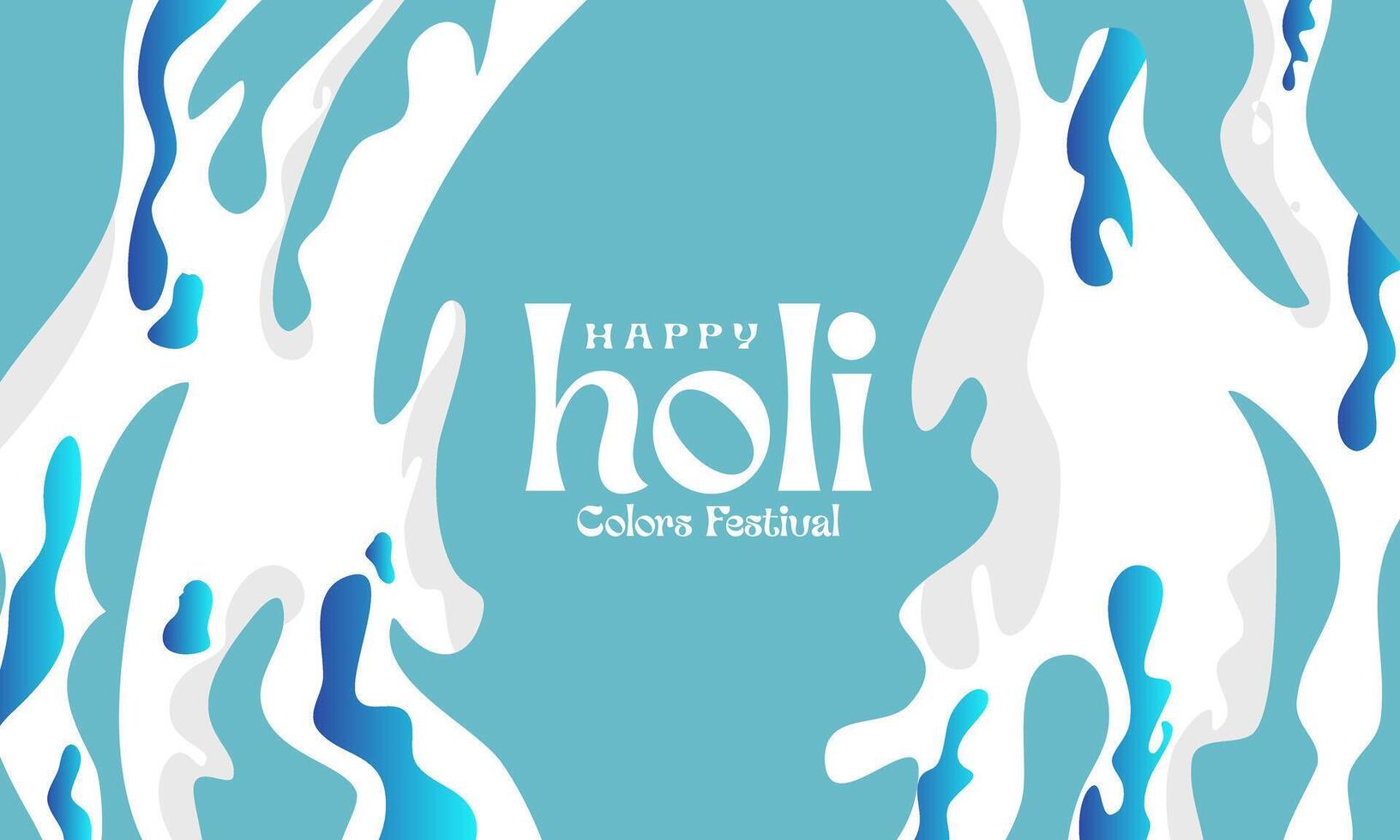stylish happy holi colorful festival banner design vector