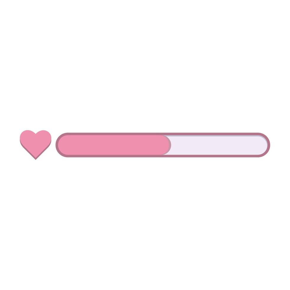 Arcade video game elements - heart vector