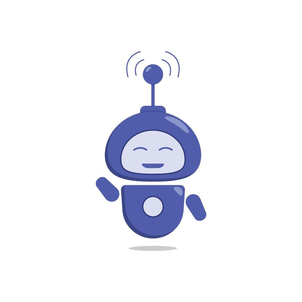 Chat bot. Robot virtual assistance. Support service bot. vector