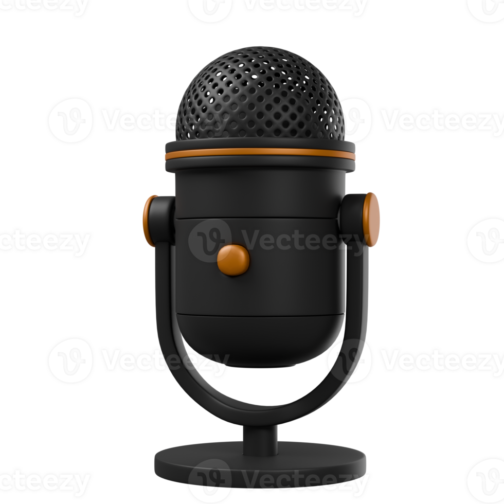 Microphone table 3d render png