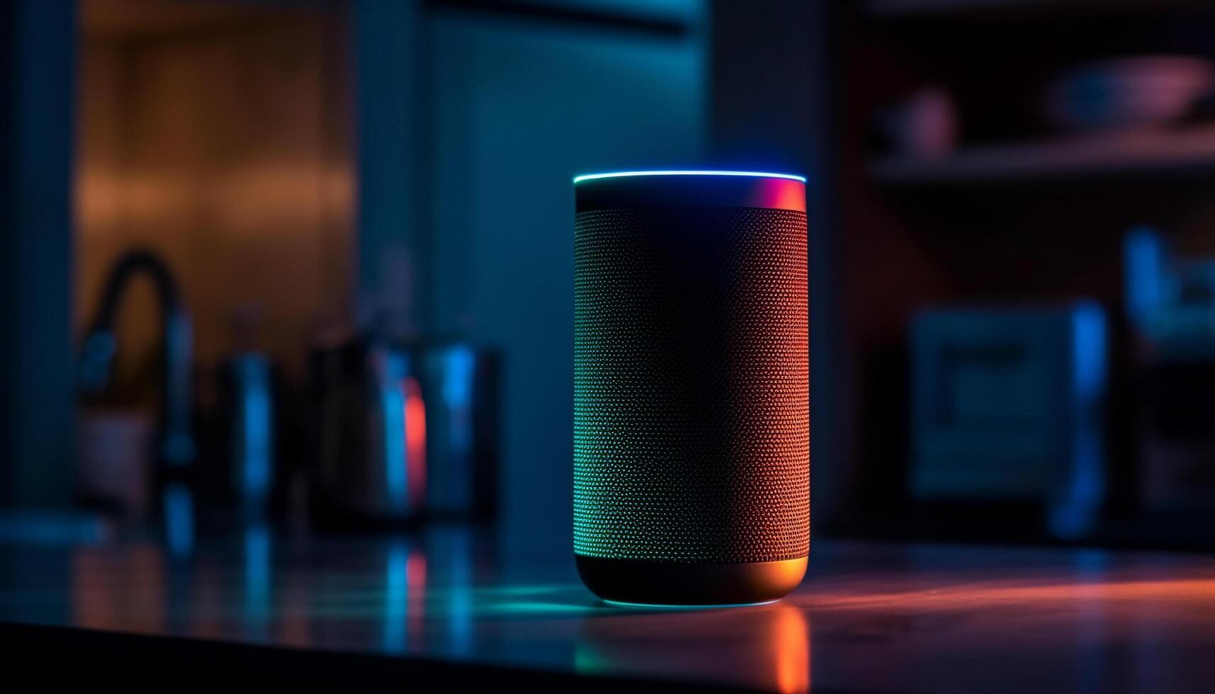 AI generated Modern technology connects people through wireless communication indoors generated by AI photo