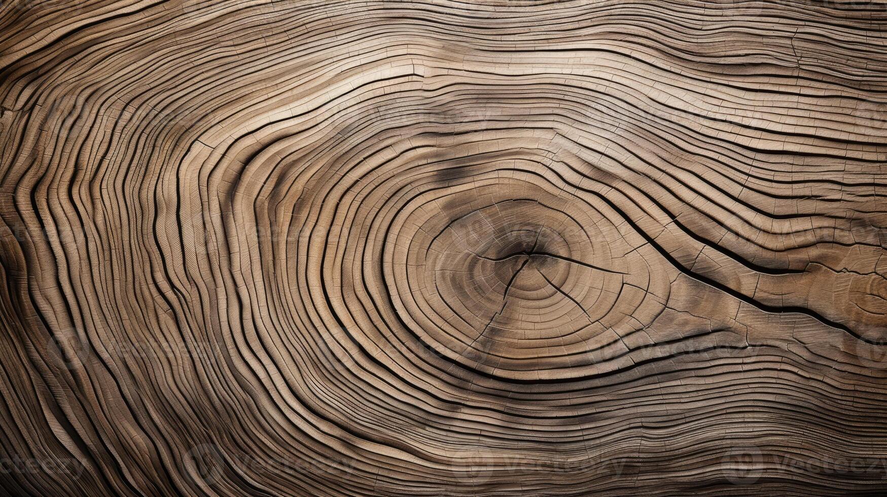 AI generated Delve into the organic warmth of a wooden cut texture. Ai Generated photo