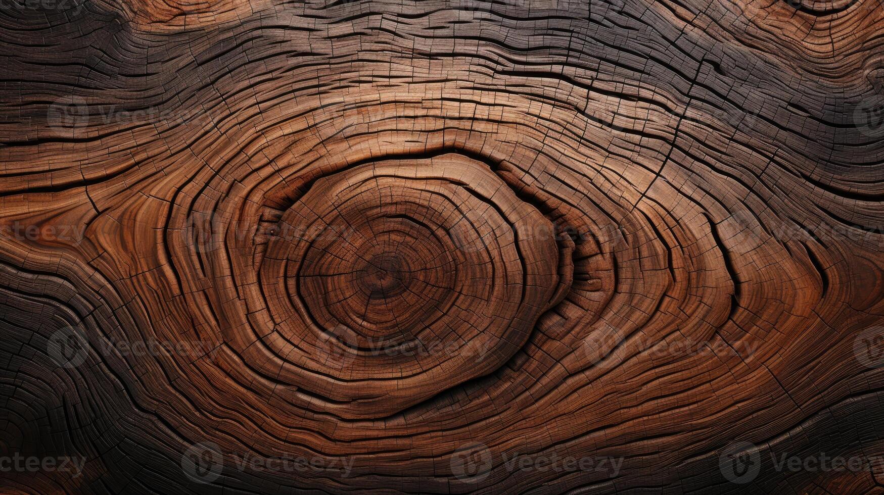 ai generado ahondar dentro el orgánico calor de un de madera cortar textura. ai generado foto