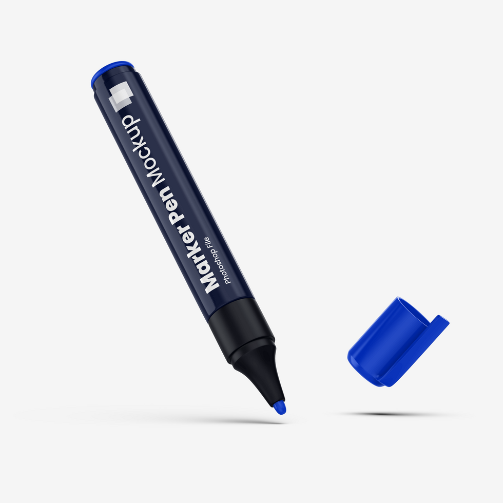 Marker Pen Mockup psd