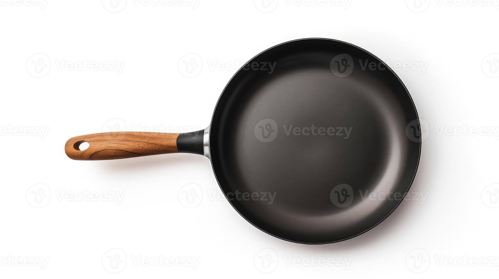 AI generated Frying pan isolated on a white background. photo