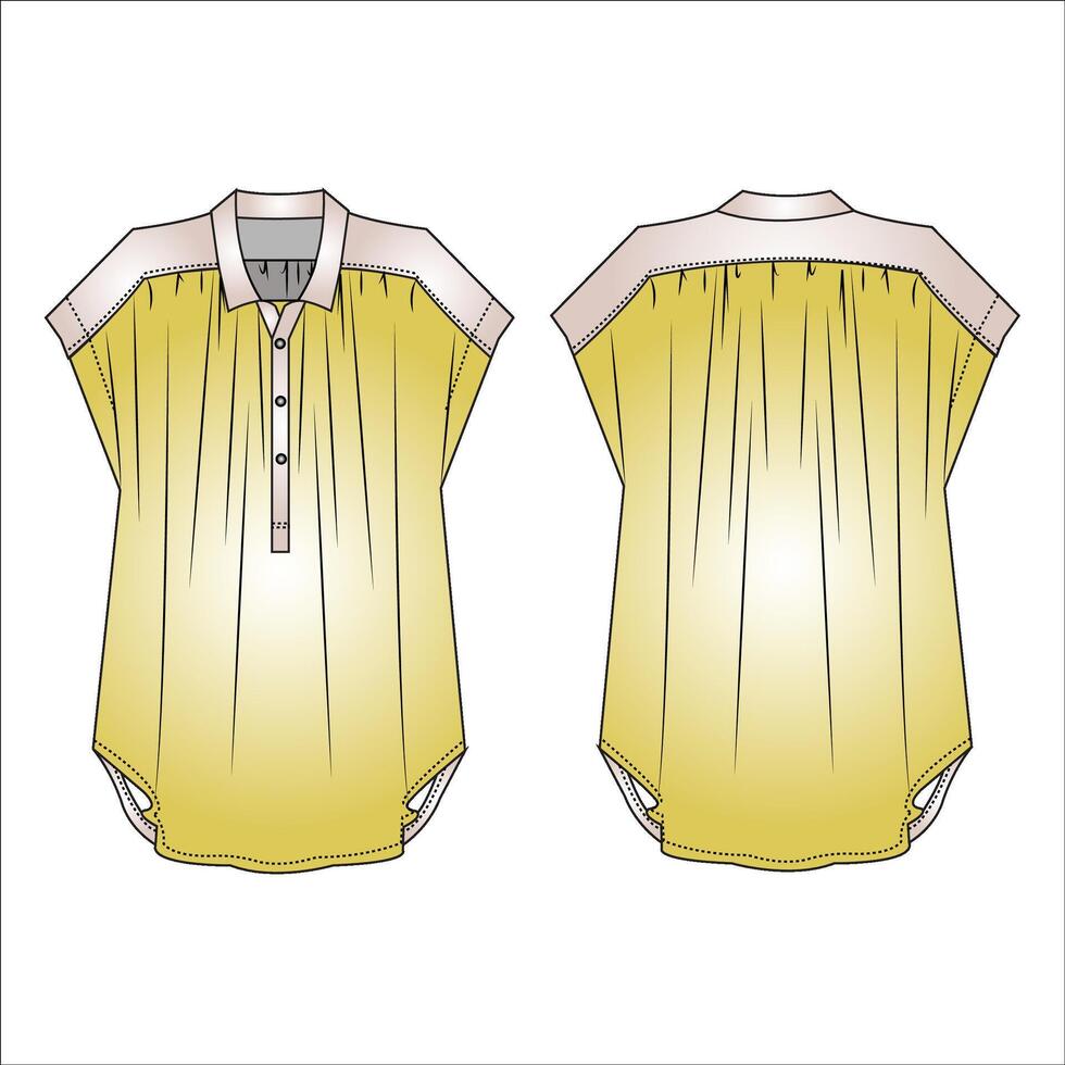 Women's T-Shirt. Fashion Flat Sketch, apparel template, vector Skip the dull step of drawing t shirt, by download the blank t shirt templates for designers and artists Use them as a basis
