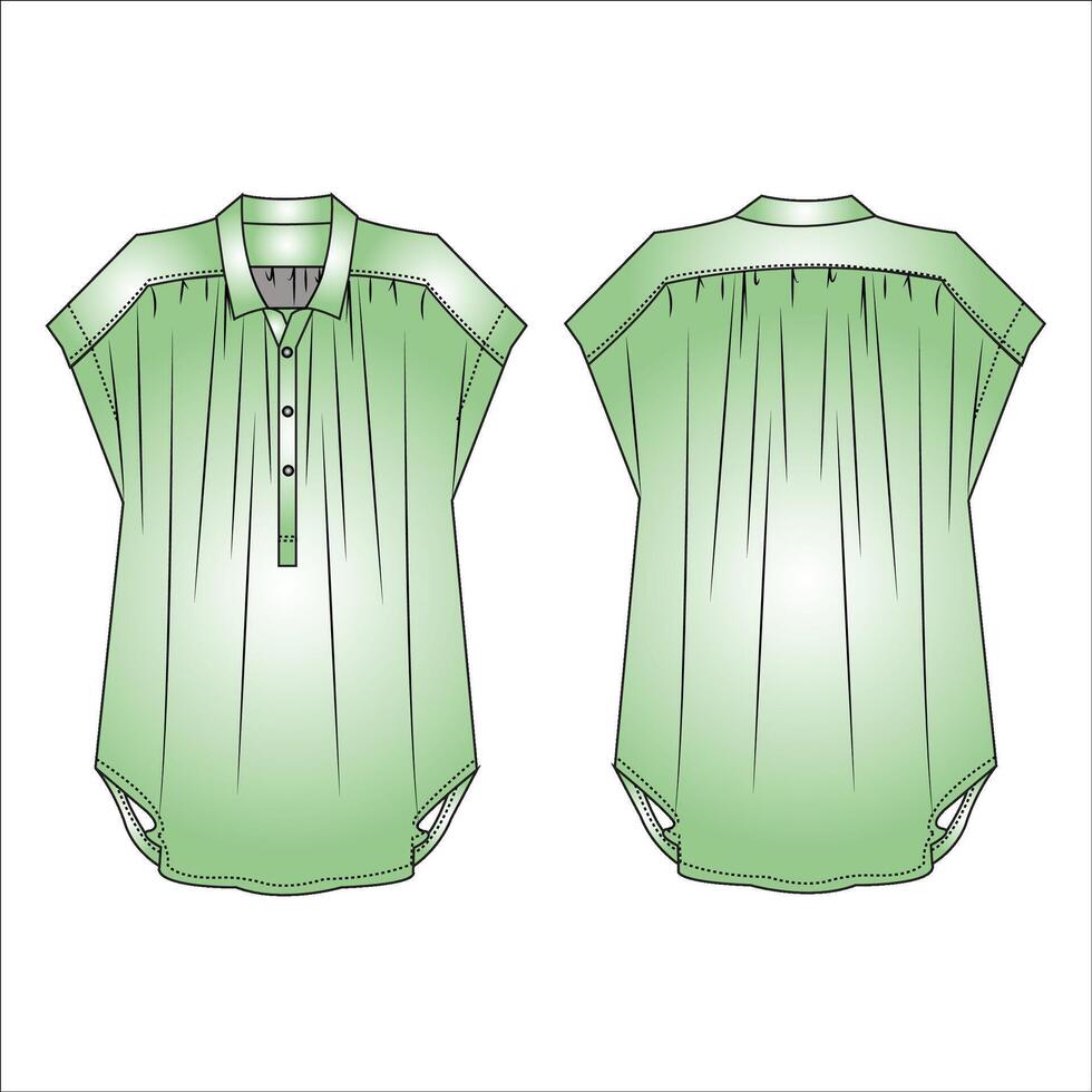 Women's T-Shirt. Fashion Flat Sketch, apparel template, vector Skip the dull step of drawing t shirt, by download the blank t shirt templates for designers and artists Use them as a basis