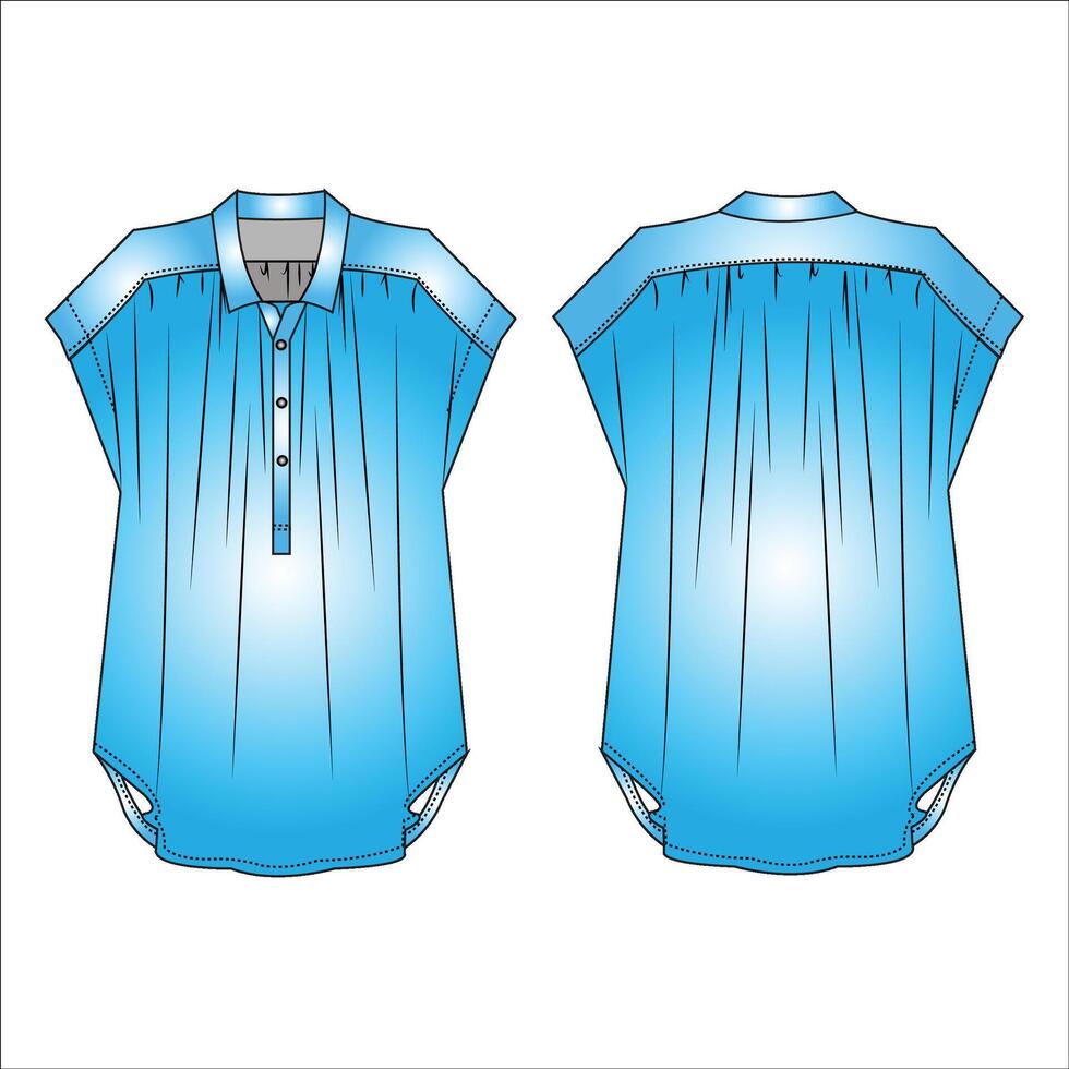 Women's T-Shirt. Fashion Flat Sketch, apparel template, vector Skip the dull step of drawing t shirt, by download the blank t shirt templates for designers and artists Use them as a basis