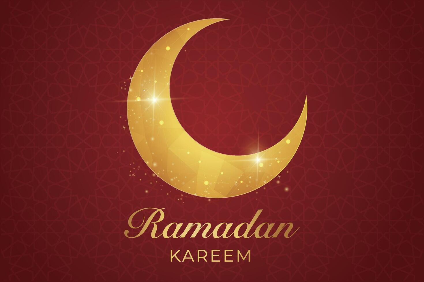 Ramadan, Eid al-Fitr, Islamic new year mosque background greeting card vector