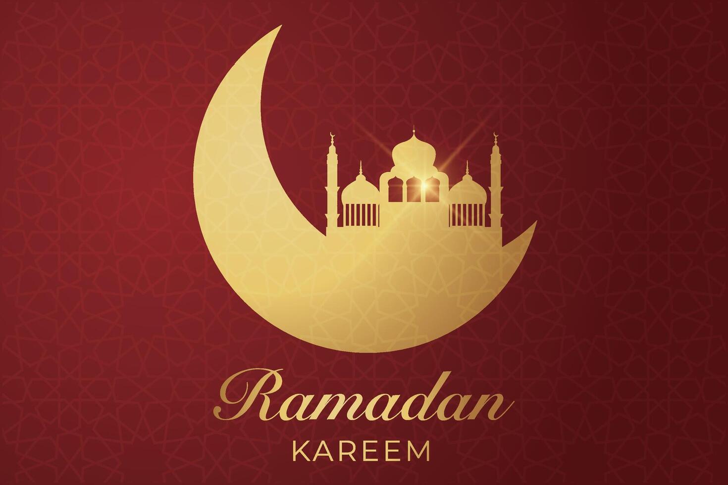 Ramadan, Eid al-Fitr, Islamic New Year background greeting card vector