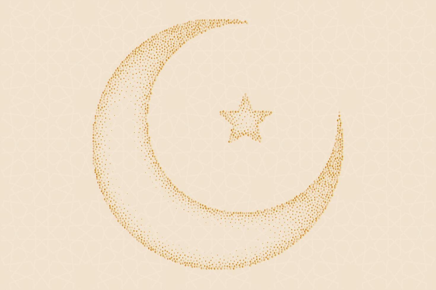 Ramadan, Eid al-Fitr, Islamic New Year background greeting card vector