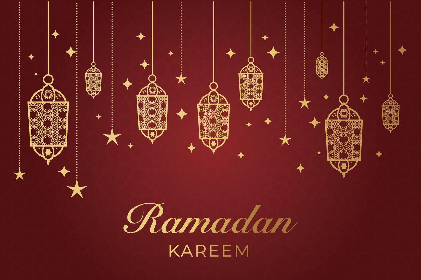 Ramadan, Eid al-Fitr, Islamic New Year background greeting card vector