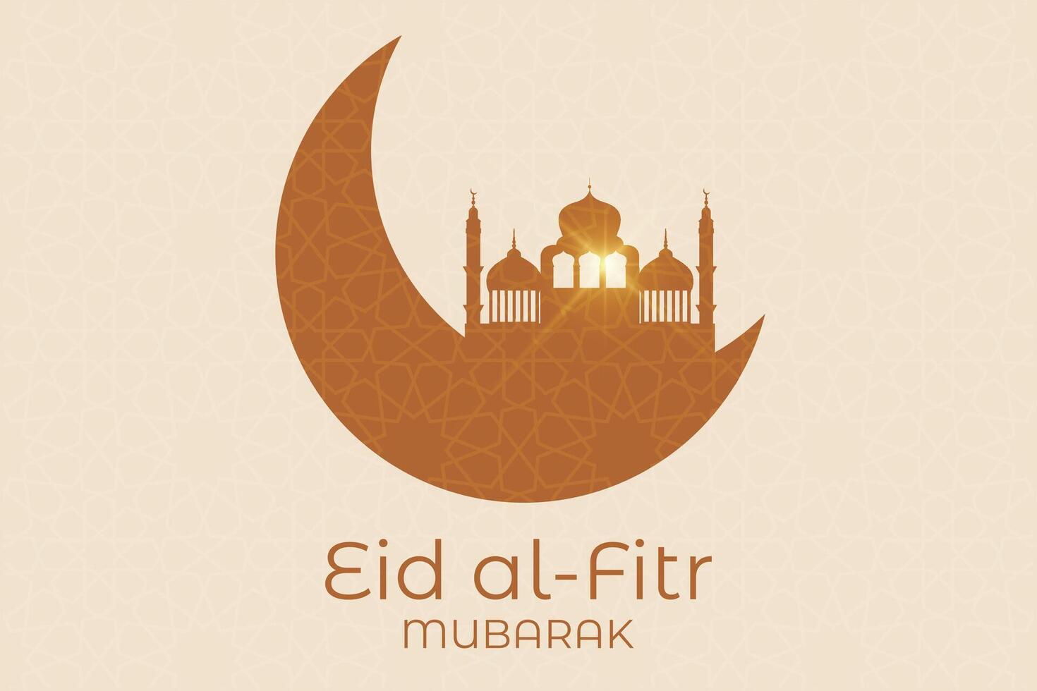 Ramadan, Eid al-Fitr, Islamic New Year background greeting card vector