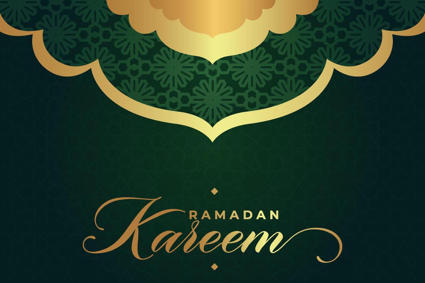 elegante lujo Ramadán, eid Mubarak decorativo fiesta tarjeta vector