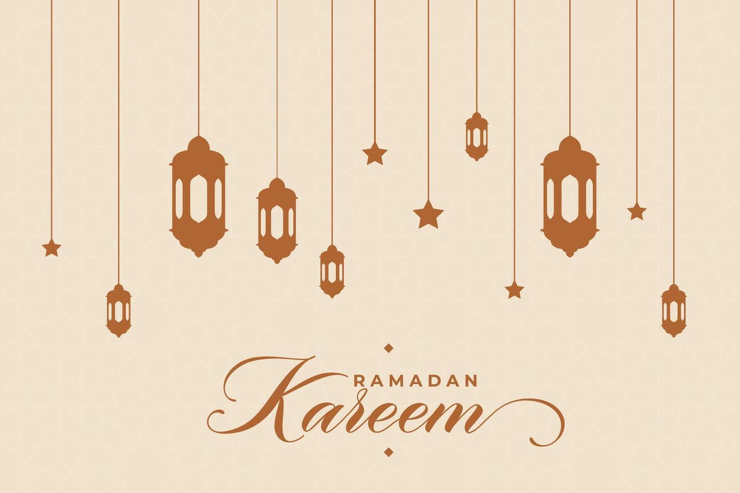 Luxurious Eid al-Fitr, Ramadhan holiday decoration greeting card vector