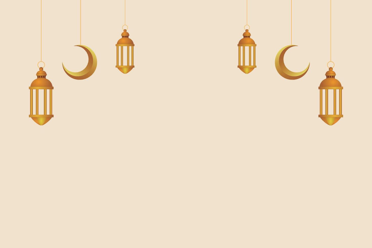Eid al-Fitr, Ramadhan decorative greeting card vector