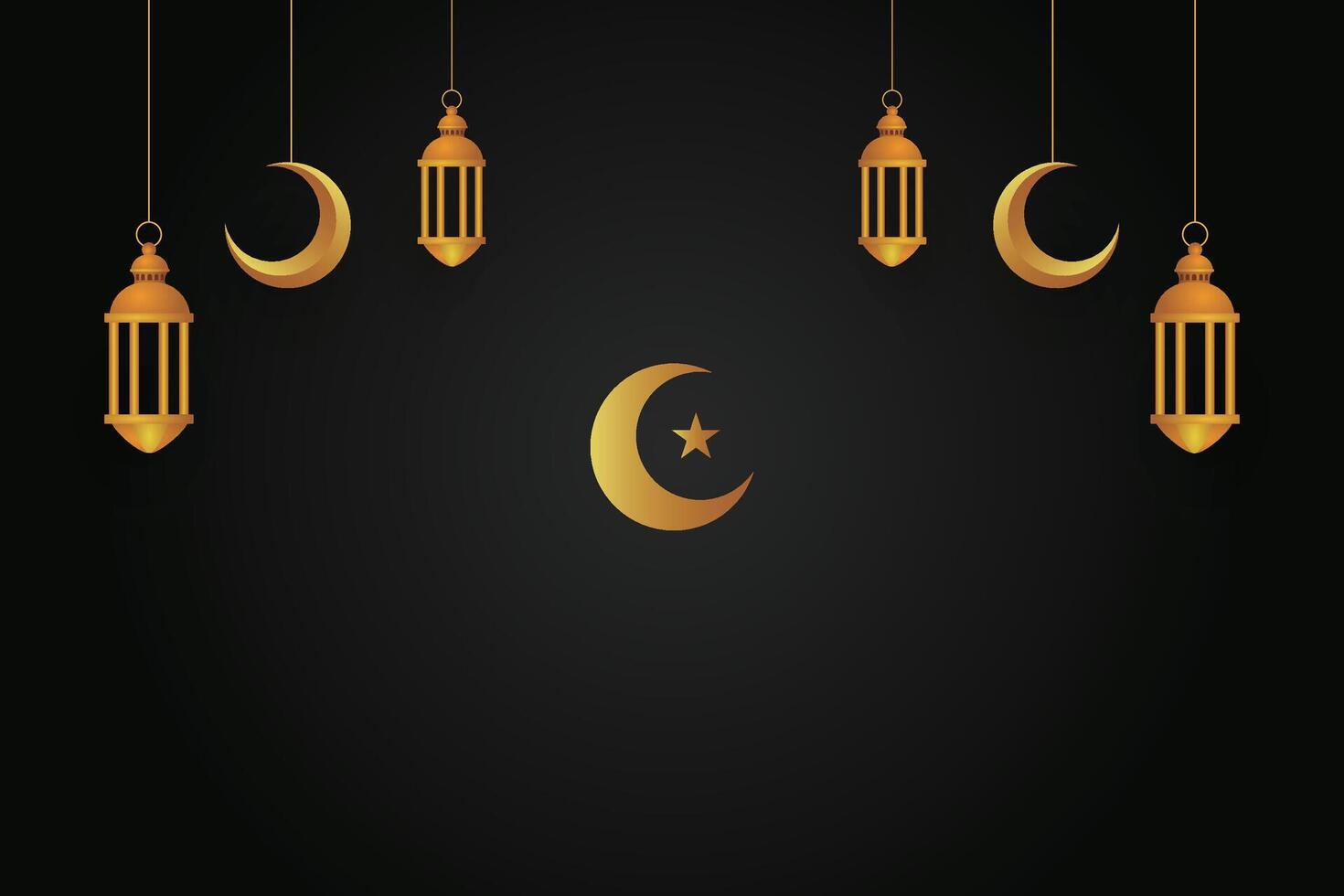 eid al fitr, ramadhan decorativo saludo tarjeta vector