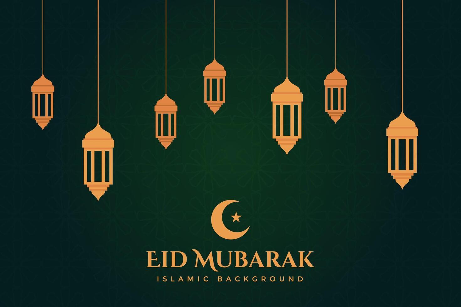 eid al fitr, ramadhan decorativo saludo tarjeta vector