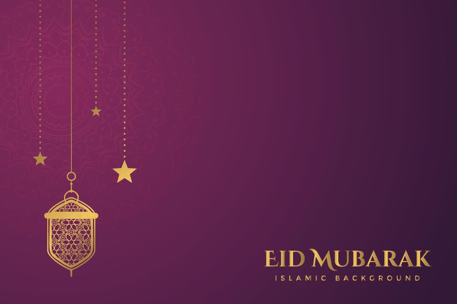 Eid al-Fitr, Ramadhan decorative greeting card vector