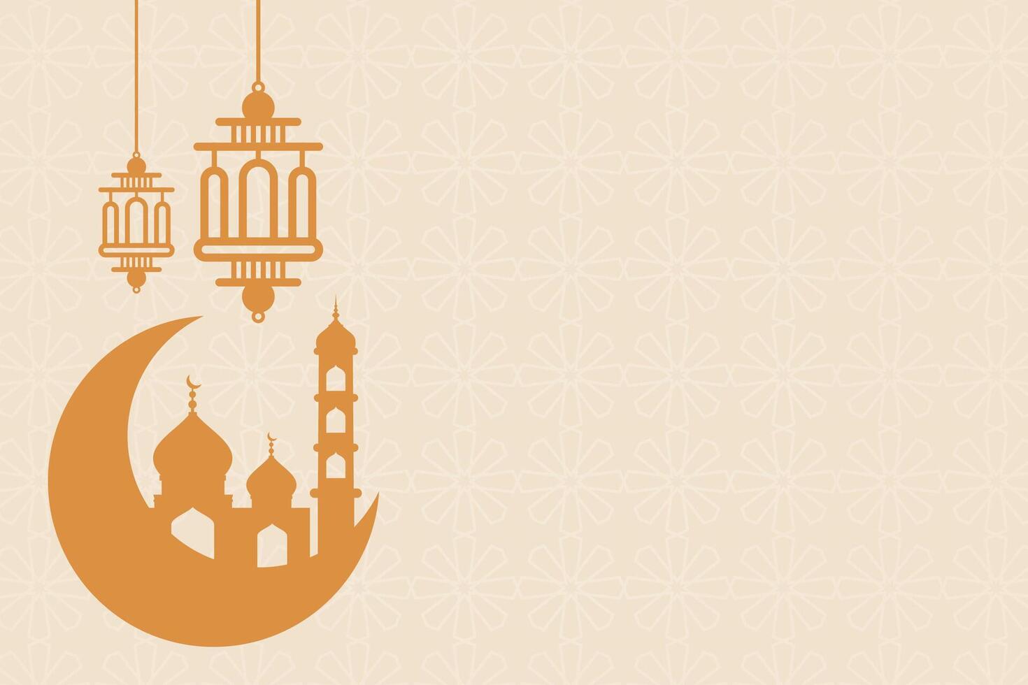 eid al fitr, ramadhan decorativo saludo tarjeta vector