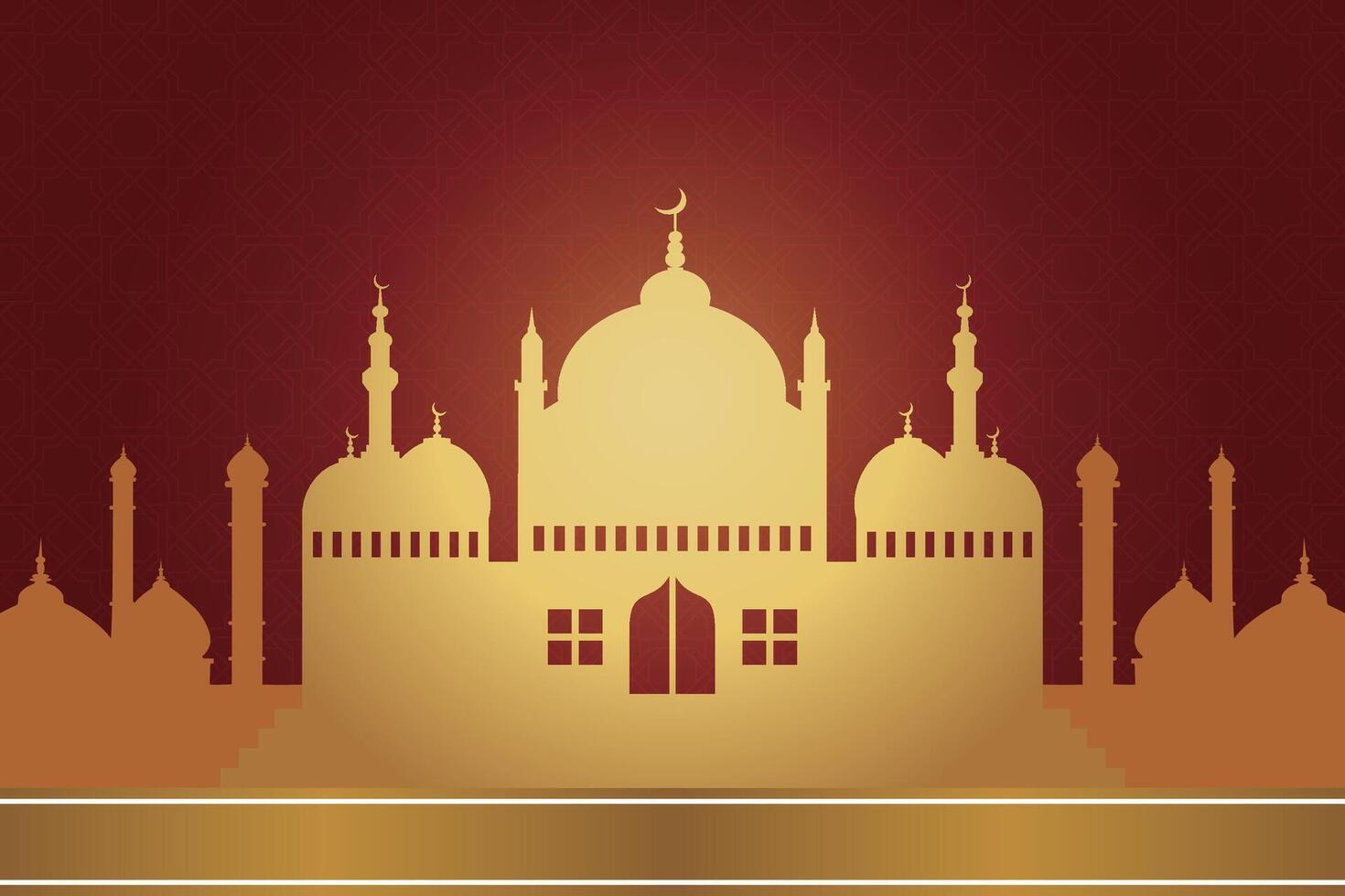 eid al fitr, ramadhan decorativo saludo tarjeta vector