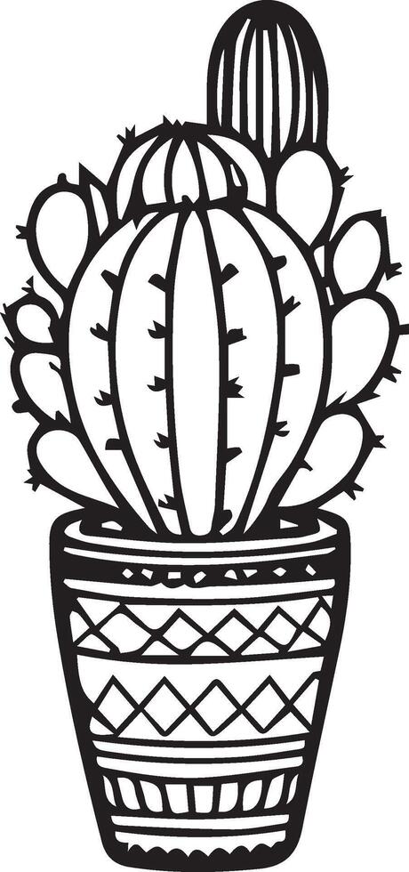 Kawaii cactus coloring page, desert cactus coloring page, simple cactus coloring page, plant simple cactus coloring page printable succulent coloring page, desert cactus coloring page vector