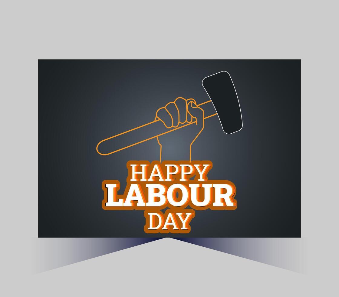 happy labour day vector illustration