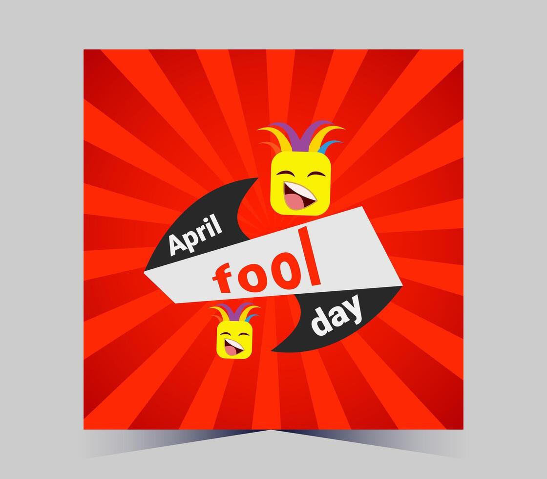 april fool day poster with a clown and a sign that says april fool day vector