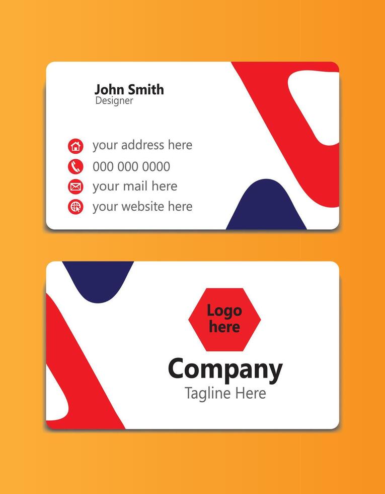 sencillo limpiar elegante resumen mínimo empresa creativo moderno corporativo profesional nombre visitando negocio tarjeta diseño modelo gratis vector